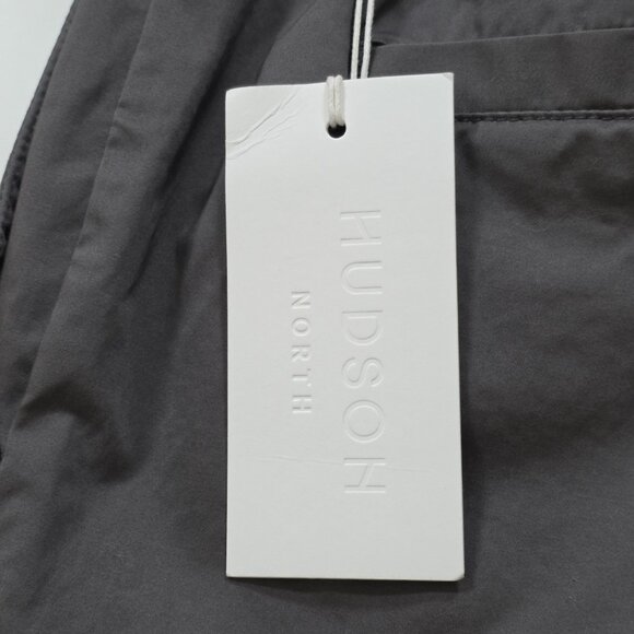 Hudson North Womens Pants L Gray High Waist Straigh Leg Stretch Office Classic - Picture 13 of 16